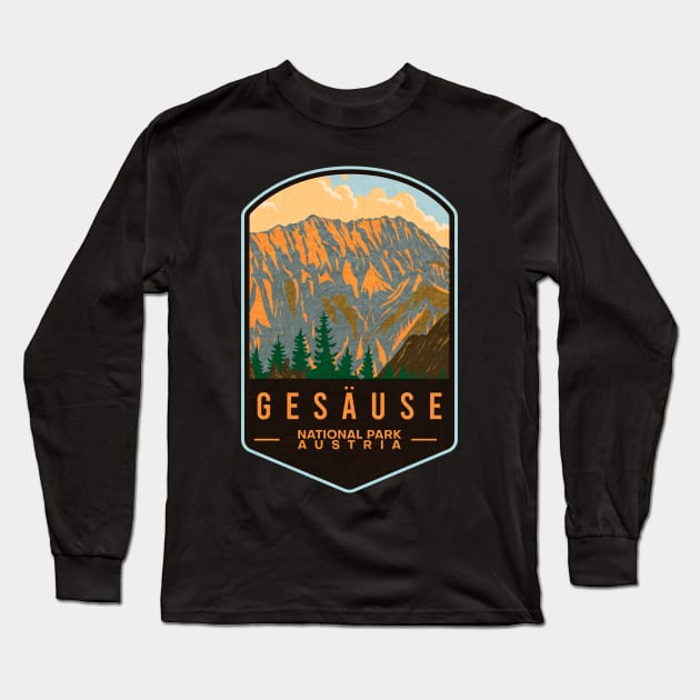 Gesause National Park Germany Long Sleeve T-Shirt by JordanHolmes